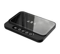 Chauffe Tasse Bureau, 50 W Chauffe-Tasse à Café, Réchauffe Tasse à 9 Réglages de Température avec Affichage, Arrêt Automatique 8 Heures, Réchauffeur de Café électrique pour Thé, Chocolat Chaud, Noir