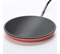 Chauffe-tasse électrique à café, chauffe-tasse à café, interrupteur tactile, 2 réglages de température, utilisation au bureau, à la maison, thé, eau, cacao, soupe, lait, rose