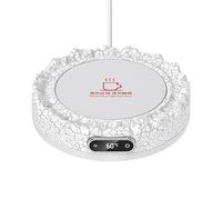Chauffe-tasse électrique, chauffe-café | Chauffe-tasse électrique en forme de volcan 60 W | Coussin chauffant à café réglable, dessous de verre thermostatique intelligent, chauffe-tasse de bureau pour