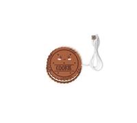 Legami - Chauffe-Tasse USB, Warm it up, 10 x 10 cm, en Vinyle, idéal pour Tasses et Verres à Fond Plat, entrée USB, thème Cookie