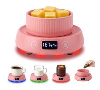 Chauffe-tasse pour bureau avec arrêt automatique, chauffe-tasse à café électrique avec minuterie de 1 à 9 h, chauffe-tasse intelligent pour thé, café, boisson chauffante pour la maison, le bureau