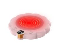 Chauffe-Tasse pour Le Lait - Chauffe-Tasse Électrique De 15 Cm De Diamètre, Coussin Chauffant À Affichage Numérique À Économie D'énergie | Chaufe-TASE Antidérapant pour Tasses en Verre Céramique, en