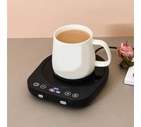 Chauffe-tasse réglable à température constante à chauffage rapide, chauffe-tasse électrique automatique pour café, thé et boissons avec indicateur LED et protection contre la surchauffe, idéal pour le