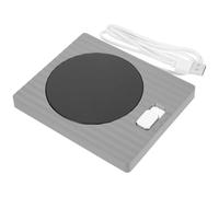 Chauffe-Tasse USB 13 W en Plastique pour Tasses à Thé et Lait | Deux Niveaux de Température, Surface Facile à Nettoyer, Câble USB Inclus, pour Bureau, Études, Maison