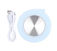 Chauffe-Tasse USB, Chauffe-Tasse électrique 55 °C avec câble de données USB, sous-Verre Isolant, Accessoires pour Le café, idéal pour la Maison ou Le Bureau. (Bleue)