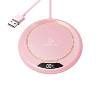 Chauffe-tasse USB - Chauffe-tasse thermostatique réglable 20 W pour tasses à café - Coussin chauffant multifonctionnel pour tasse à café Chauffe-boisson électrique intelligent pour café/cacao/lait/eau