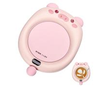 Chauffe-Tasses à café, Chauffe-Tasses Intelligent, 3 réglages de température pour Hiver, chauffante Portable avec Motif Animal Mignon