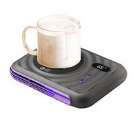 Chauffe-Tasses Intelligent, Chauffe-Tasses électriques | Chauffe-Tasses avec 3 réglages de température efficaces, Chauffe-Tasses Chauffe-Tasses Chauffe-café Double Fonction pour café