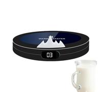 Chauffe-Tasses,Régulateur de Température à 3 Niveaux pour Maintenir Les Boissons Chaudes,Chauffe-Mug avec Arrêt Automatique et Branchement - pour Le Bureau, Les Déplacements, la