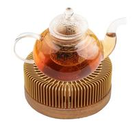 Chauffe-thé de luxe - Casserole isolante pour thé, fruits, fleurs et aromathérapie | Chauffe-vin et support de soupe Kung Fu, accessoire élégant pour chauffer les boissons