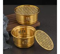 Chauffe-thé en acier inoxydable avec ventilation pour un chauffage constant, compact et résistant pour un usage commercial et domestique (A)