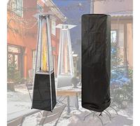 Chauffe-tube en verre pour lampe de poche pyramidale, chauffage triangulaire, étanche, durable, carré 210D, chauffage de terrasse en hauteur, mallette de protection