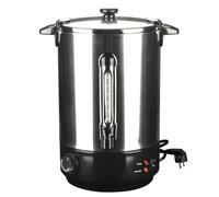 vidaXL Chauffe-vin Chaudière à vin Bouilloire Acier inoxydable 15 L Argenté