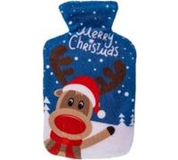 Chaufferette de poche petit renne de noël BLEU G