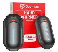 Chaufferette Main Rechargeable Chauffe Mains - Mini Hand Warmer Petit Chauffage à Pile USB Poche Reutilisable Portable Warmers Chaufferettes pour Camping Golf Sport Bureau Chasse Ski Cadeau (2 Pack)