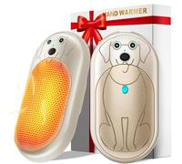 Chaufferette Main Reutilisable 2 Pack, 6000 mAh Chauffage Portable Chauffe Main Rechargeable, Chaufferette Electrique Main, Cadeaux de Noël pour l'extérieur/Camping/Chasse