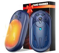 Chaufferette Main Reutilisable 2 Pack, 6000 mAh Chauffage Portable Chauffe Main Rechargeable, Chaufferette Electrique Main, Cadeaux de Noël pour l'extérieur/Camping/Chasse