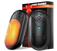 Chaufferette Main Reutilisable 2 Pack, 6000 mAh Chauffage Portable Chauffe Main Rechargeable, Chaufferette Electrique Main, Cadeaux de Noël pour l'extérieur/Camping/Chasse