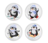 Chaufferette Main Reutilisable, 4 Chaufferette Main a Motif Animalier, Chaufferette Main de Poche en Déplacement, Chauffe Main, Cadeau Hiver pour Enfant Adulte