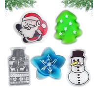 Chaufferette Main Reutilisable, 5 PCS Mini Chauffe-Mains, Chauffe Main de Poche pour Enfant, Chauffe Main, Noel Motif Mini Bouillotte Main, Noël Chauffe Mains Enfant Cadeau pour Enfant Femme Homme