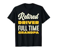 Chauffeur à la retraite à temps plein Grandpa Pride Casual T-Shirt
