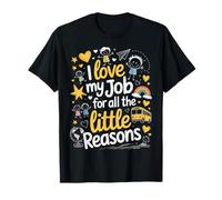 Chauffeur de Bus drôle, J'aime Mon Travail, Petites Raisons pour Retourner à l'école T-Shirt