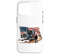 Chauffeur De Camion Camionneur T-Shirt Homme Papa Big Rig Coque pour iPhone 16 Pro