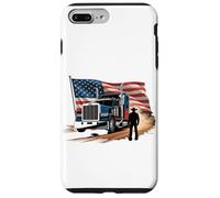 Chauffeur De Camion Camionneur T-Shirt Homme Papa Big Rig Coque pour iPhone 7 Plus/8 Plus
