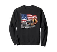 Chauffeur De Camion Camionneur T-Shirt Homme Papa Big Rig Sweatshirt