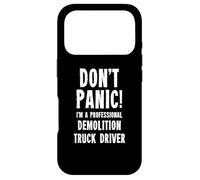 Chauffeur de Camion de démolition Coque pour iPhone 17 Pro