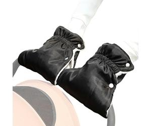 Chauffeur de main de - Gants de chariot pour bébé, poche isolée | Couvercle à main imperméable avec des sangles réglables adaptées à la Pram Poussive