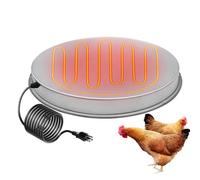 Chauffeur de Poulet chauffé, Chauffe-Eau de Poulet | Thermostat extérieur Poulet Waterer,Accessoires de volaille de Protection de la sécurité pour Les oies, Les Canards, Les Bains de Naissance