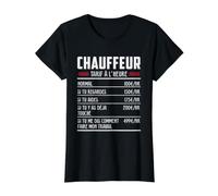 Chauffeur Métier Idée Cadeau Humour pour Chauffeur T-Shirt Graphique avec Valeur