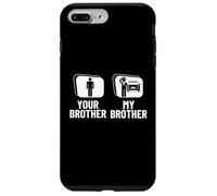 Chauffeur Votre frère Mon frère Ma sœur Chauffeur drôle Coque pour iPhone 7 Plus/8 Plus