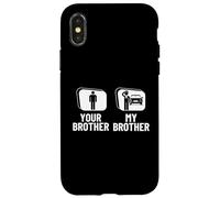 Chauffeur Votre frère Mon frère Ma sœur Chauffeur drôle Coque pour iPhone X/XS