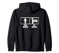 Chauffeur Votre frère Mon frère Ma sœur Chauffeur drôle Sweat à Capuche