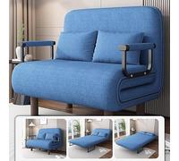 Chauffeuse 1/2/3/4 Place Fauteuil Lit Convertible 3 en 1 Dossier Réglable 5 Positions Housse Amovible Canapé-Lit d'Appoint pour Salon Bureau et Invités(G,190 * 150 * 28cm)