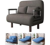 Chauffeuse 1/2/3/4 Place Fauteuil Lit Convertible 3 en 1 Dossier Réglable 5 Positions Housse Amovible Canapé-Lit d'Appoint pour Salon Bureau et Invités(B,190 * 80 * 28cm)