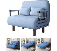 Chauffeuse 1/2/3/4 Place Fauteuil Lit Convertible 3 en 1 Dossier Réglable 5 Positions Housse Amovible Canapé-Lit d'Appoint pour Salon Bureau et Invités(F,190 * 150 * 28cm)