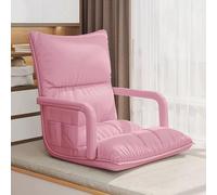 Chauffeuse 1 Place avec Dossier, Chaise de Sol Canapé de Sol Pliable et Réglable, pour Le Salon, la Chambre, la Lecture, Les Jeux Vidéo et la Méditation