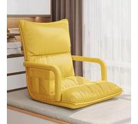 Chauffeuse 1 Place avec Dossier, Chaise de Sol Canapé de Sol Pliable et Réglable, pour Le Salon, la Chambre, la Lecture, Les Jeux Vidéo et la Méditation