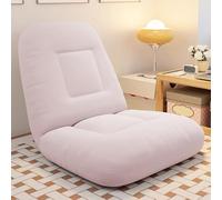 Chauffeuse 1 Place Pliable, Chaise de Sol Style Gaming, for la Lecture, Les Jeux Vidéo, la Méditation et la Détente à la Maison Housse Amovible et Lavable