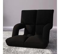 Chauffeuse 1 Place Pliable for Adultes, Chaise de Sol avec Accoudoirs Ergonomiques, Parfait for la Lecture, Les Jeux Vidéo et la Relaxation dans Une Chambre