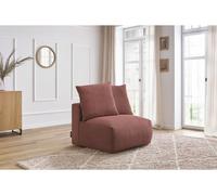 Chauffeuse 1 place sans accoudoir pour canapé modulable VOLTAIRE rose BOBOCHIC 1 places Rose