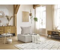 Chauffeuse 1 place sans accoudoirs ELISA beige BOBOCHIC 1 places Beige