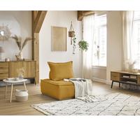 Chauffeuse 1 place sans accoudoirs ELISA jaune BOBOCHIC 1 places Jaune