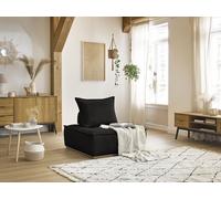 Chauffeuse 1 place sans accoudoirs ELISA noir BOBOCHIC 1 places Noir