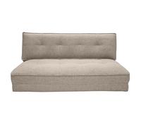Miliboo Chauffeuse 2 Places Convertible en Tissu Taupe Sally