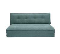 Miliboo Chauffeuse 2 Places Convertible en Tissu Vert de Gris Sally