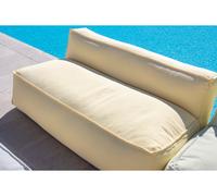 Chauffeuse 2 places sans accoudoir avec bâche de protection pour canapé de jardin modulable BIARRITZ vert BOBOCHIC Vert